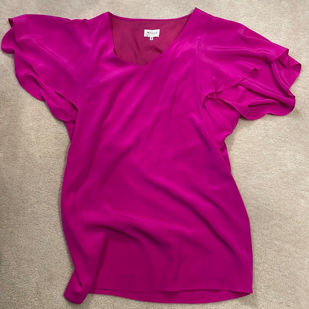 Hot pink Dolman dress